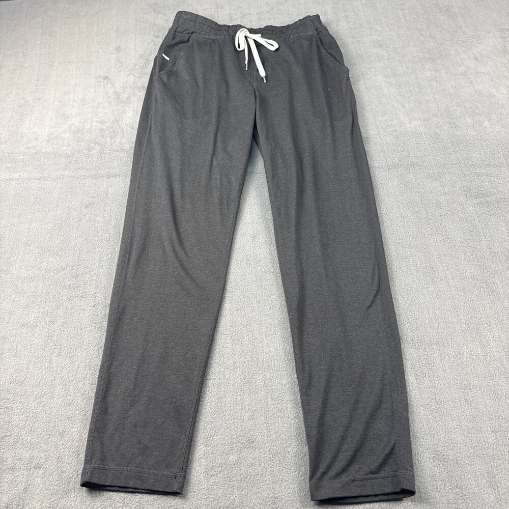 Vuori Ponto Performance Pants Mens Medium Black Lounge Sweatpants Stretch V418